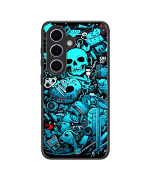 Neon Skulls Hybrid Hard Case