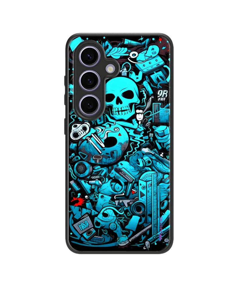 Neon Skulls Hybrid Hard Case