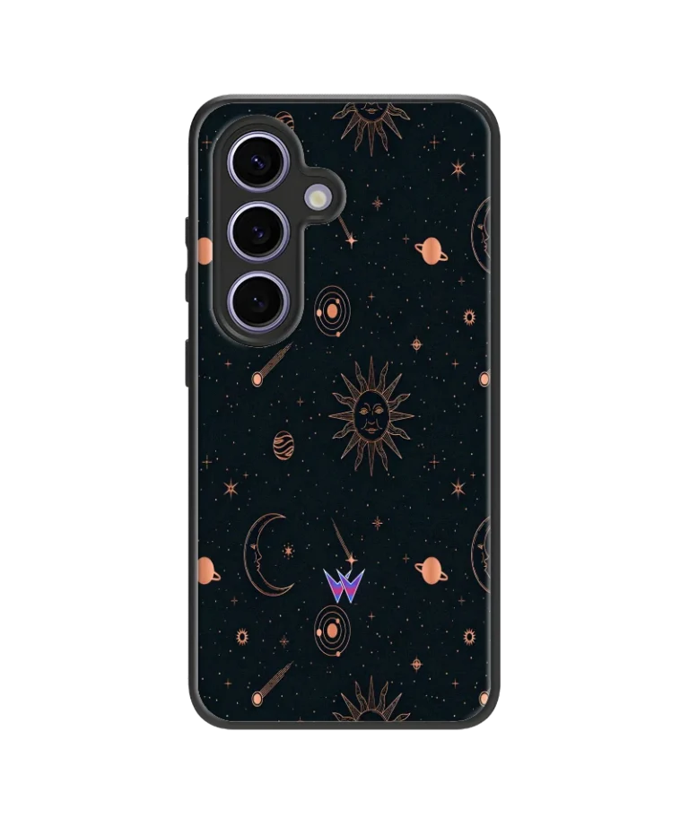 Night Sky Yellow Hybrid Hard Case