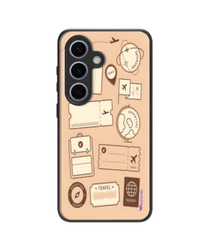 Peach Travel Hybrid Hard Case