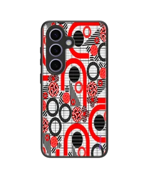 Red Curls Hybrid Hard Case
