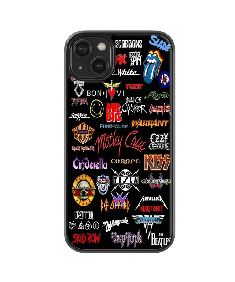 Music Band Collage Hybrid Hard Case