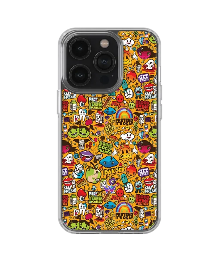 Crazy Doodle Silicone Case