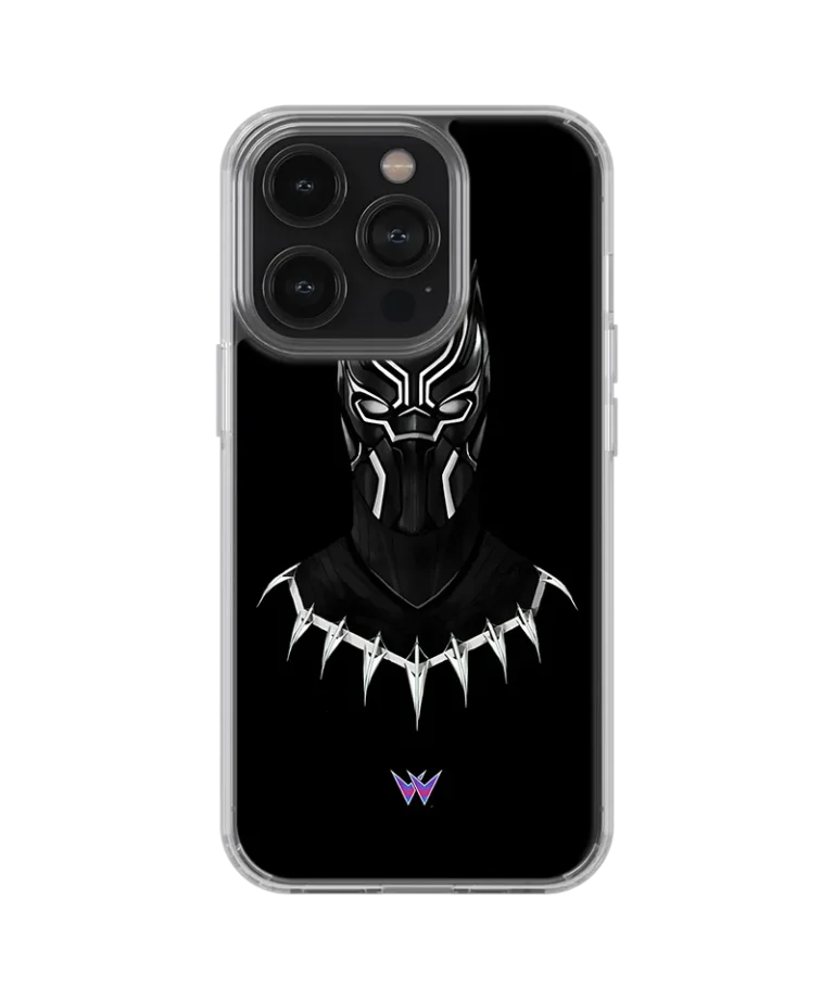 Dark Black Panther Silicone Case