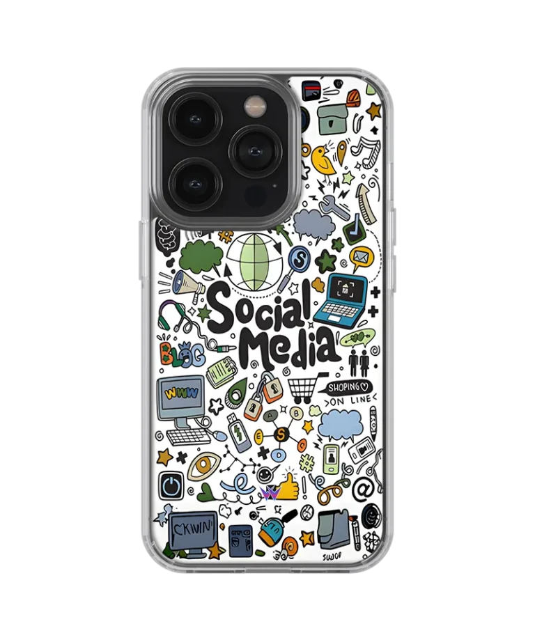 Social Media Silicone Case