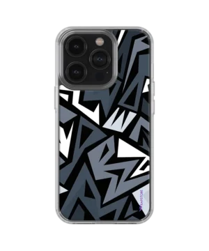 Grey Puzzled Silicone Case