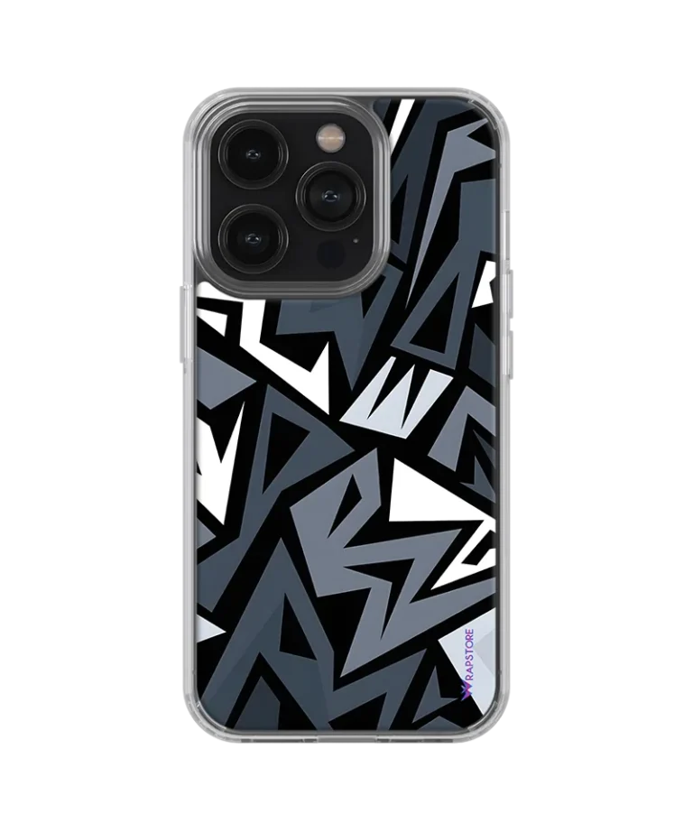 Grey Puzzled Silicone Case
