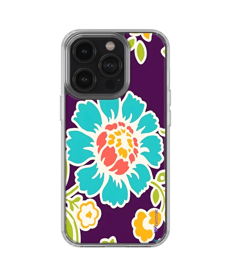 Round Lotus Silicone Case