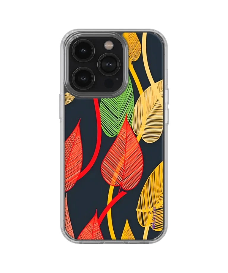 Combed Leaves Silicone Case