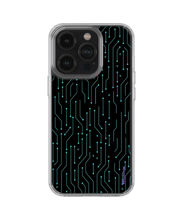 Blue Circuit Silicone Case