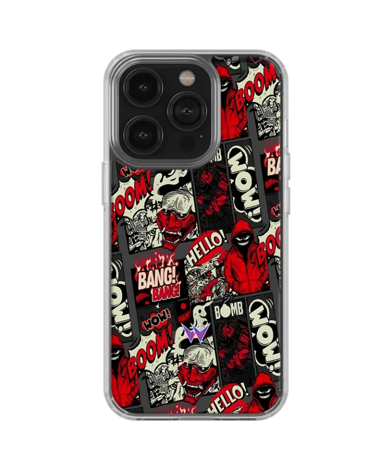 Peach Boom Silicone Case