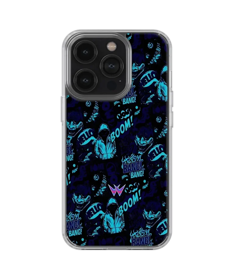 Blue Boom Silicone Case