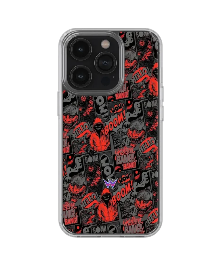 Red Boom Silicone Case