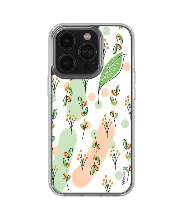 Green Petals Silicone Case