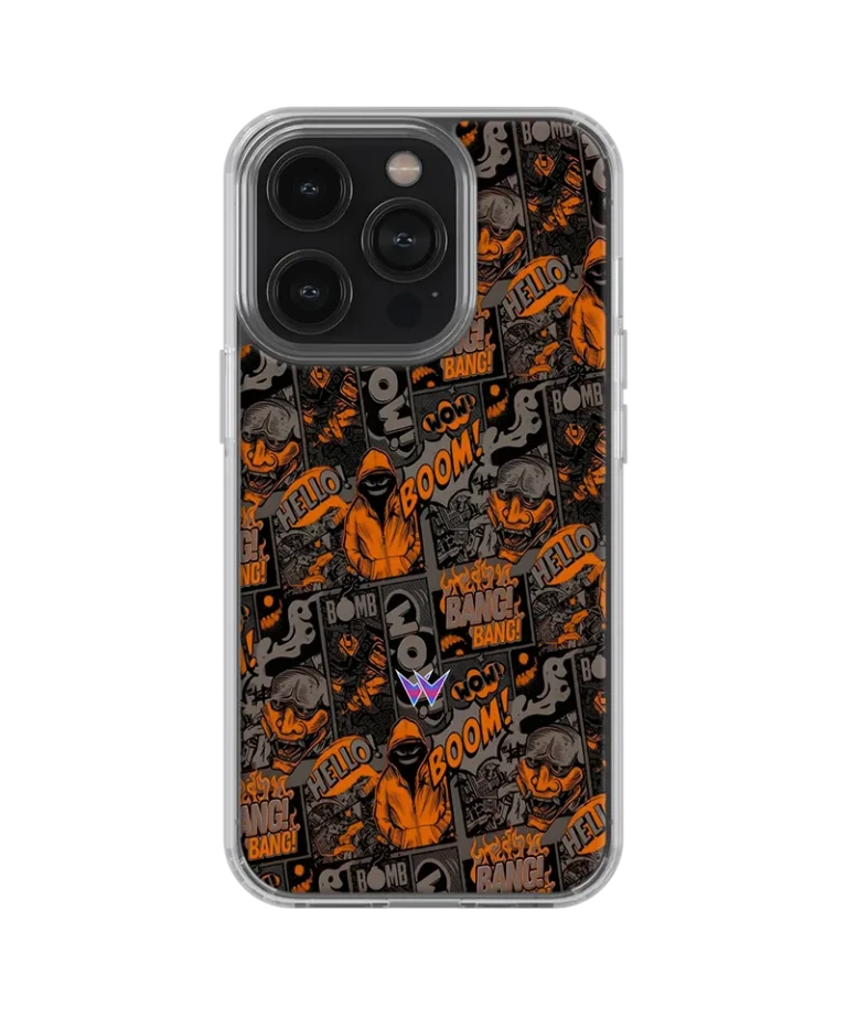 Orange Boom Silicone Case