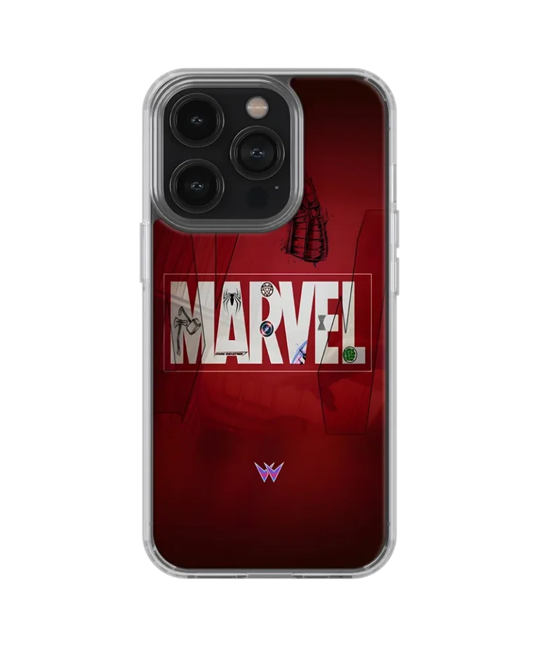 Marvel Logo Silicone Case
