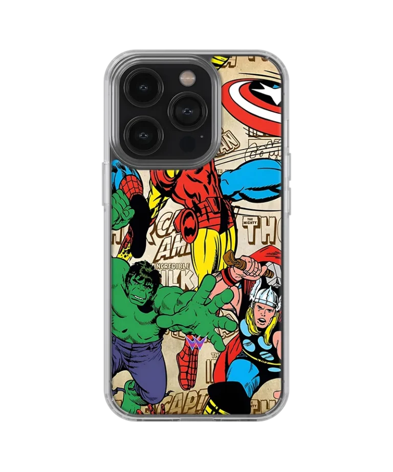 Vintage Avengers Silicone Case