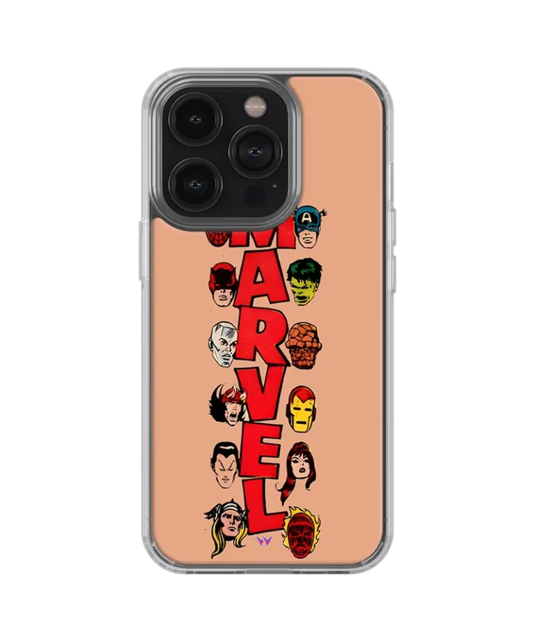 Vintage Faces Silicone Case