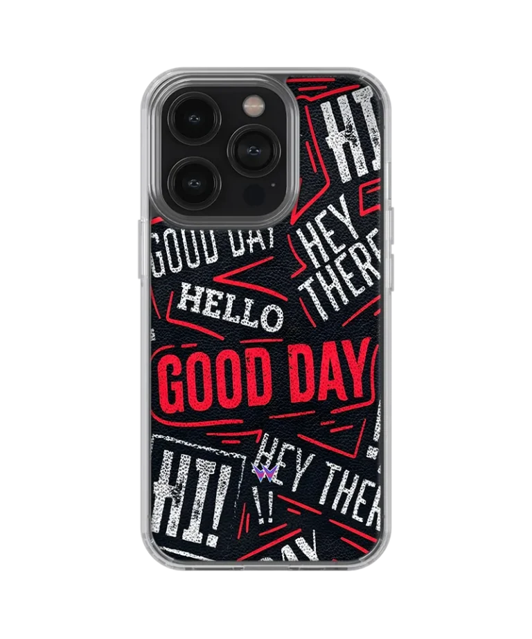 Good Day Red Silicone Case