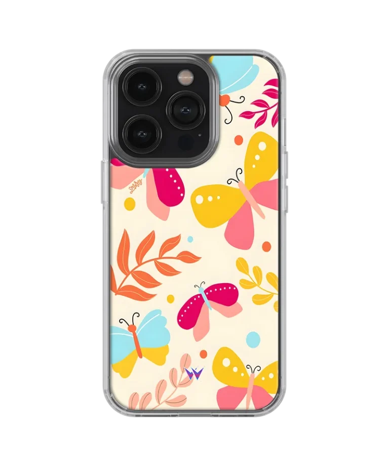 Flora Butterflies Silicone Case