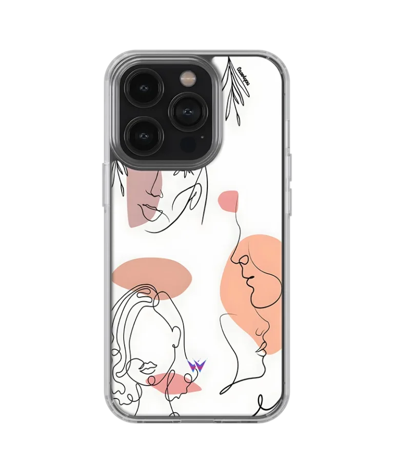Leafy Face Silicone Case