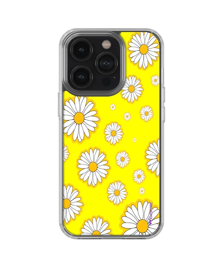 Yellow Flowers Silicone Case