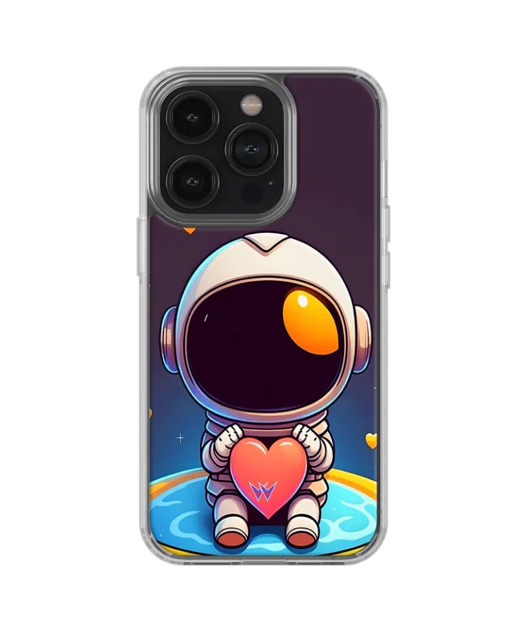 Space Heart Silicone Case