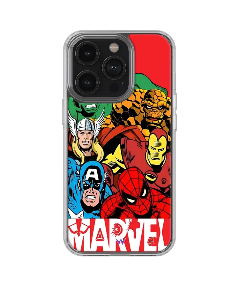 Assemble Superheroes Silicone Case