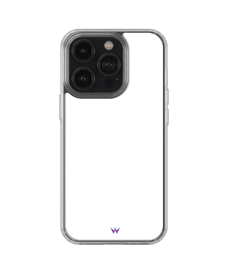 White Plain Silicone Case