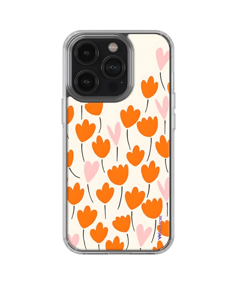 Heart Blooms Silicone Case