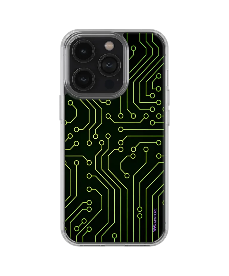 Neon Circuit Silicone Case