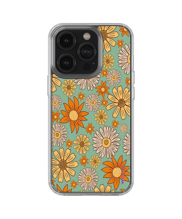 Floral Burst Silicone Case