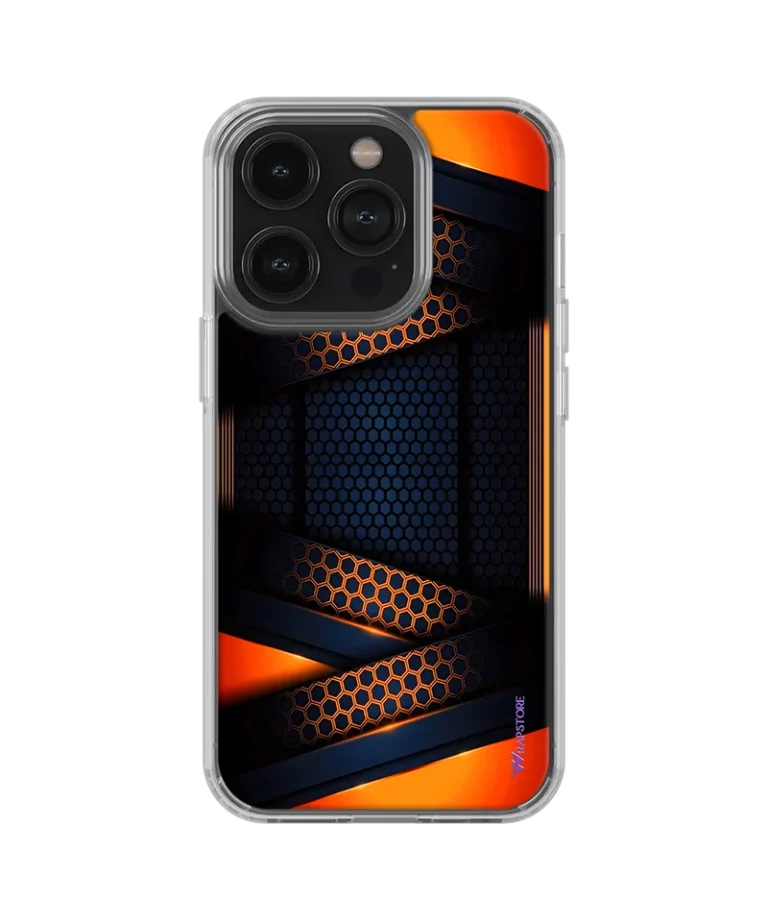 Hexa Metal Silicone Case
