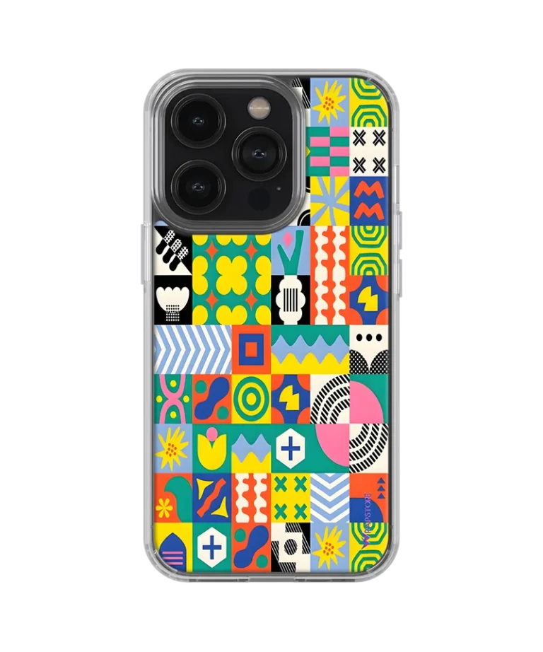 Geo Vibes Silicone Case