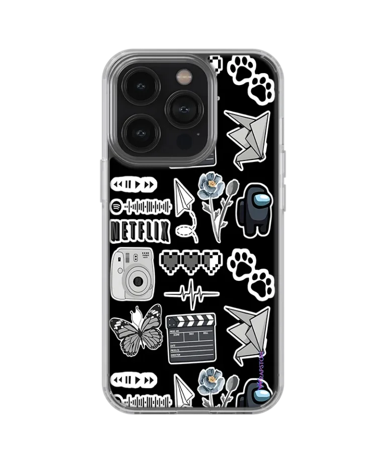 Sticker Check Silicone Case