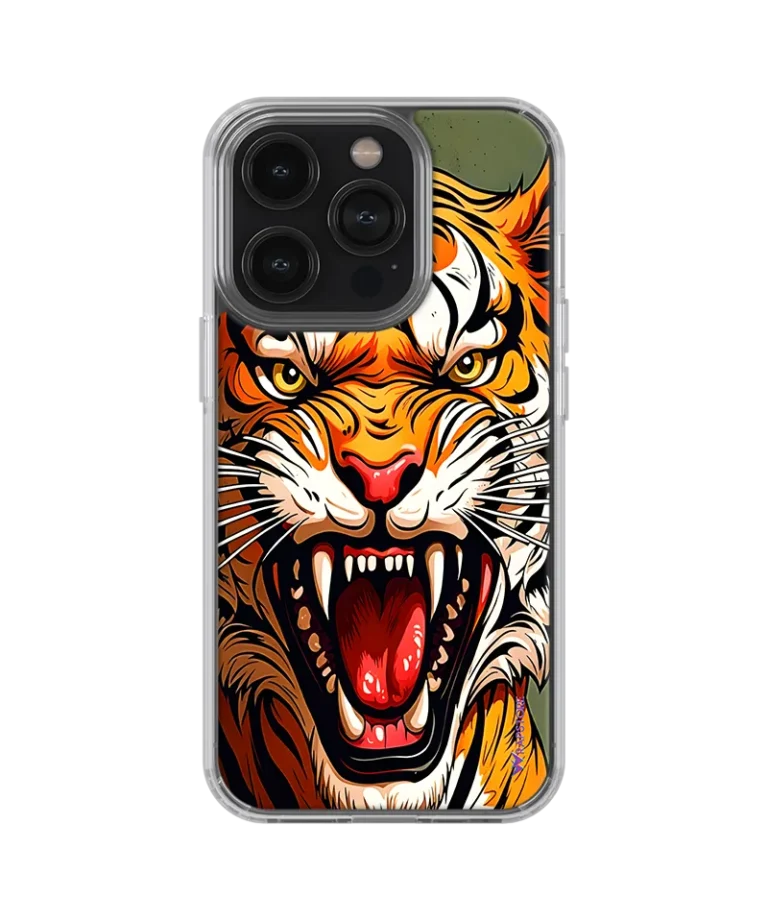 Tiger Sketch Silicone Case
