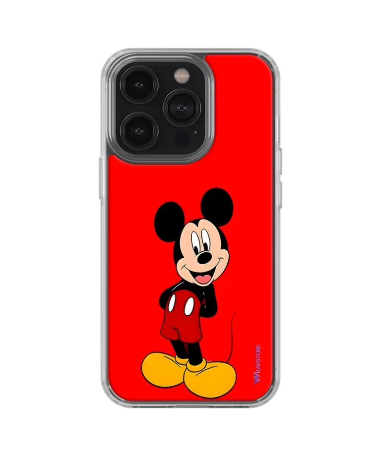 Red Mickey Silicone Case
