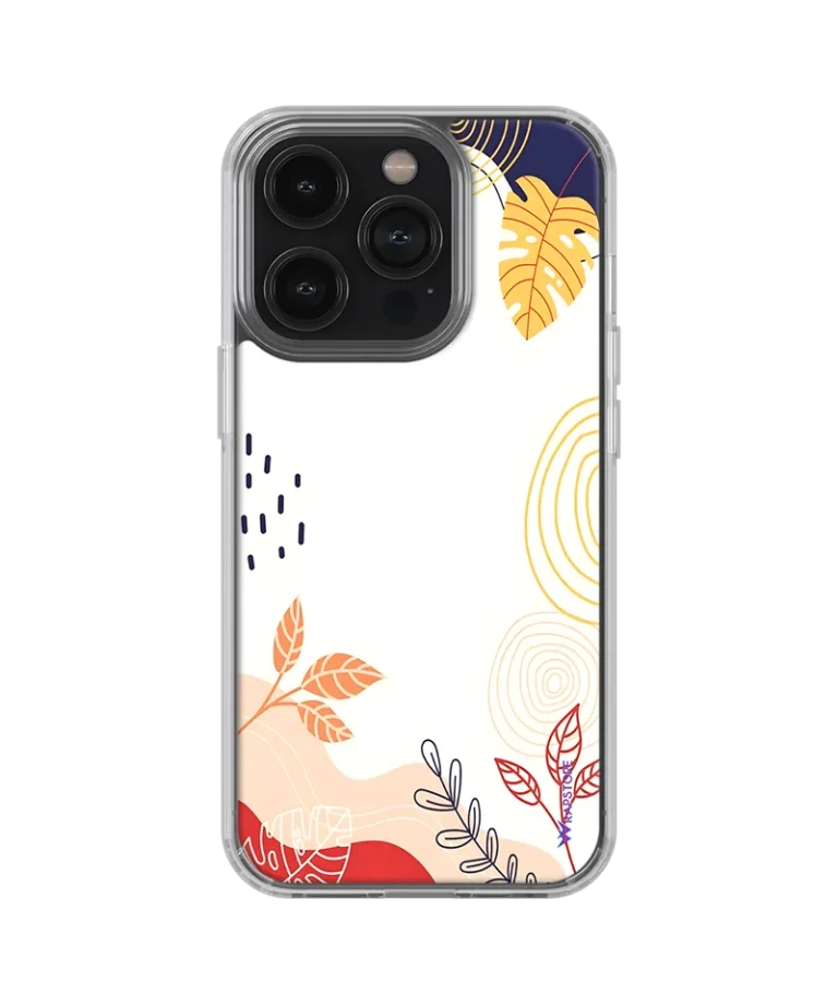 Snow Floral Silicone Case
