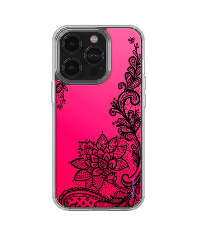 Pink Net Silicone Case