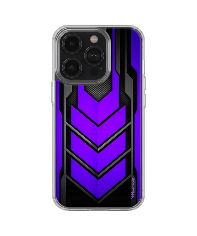 Purple Arrow Silicone Case