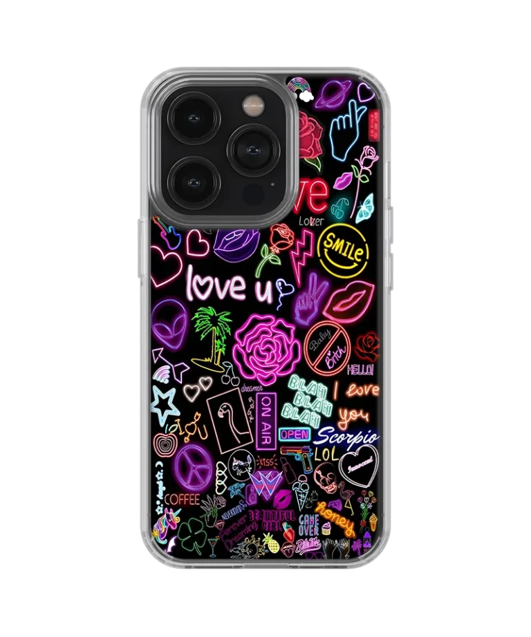 Neon Life Silicone Case