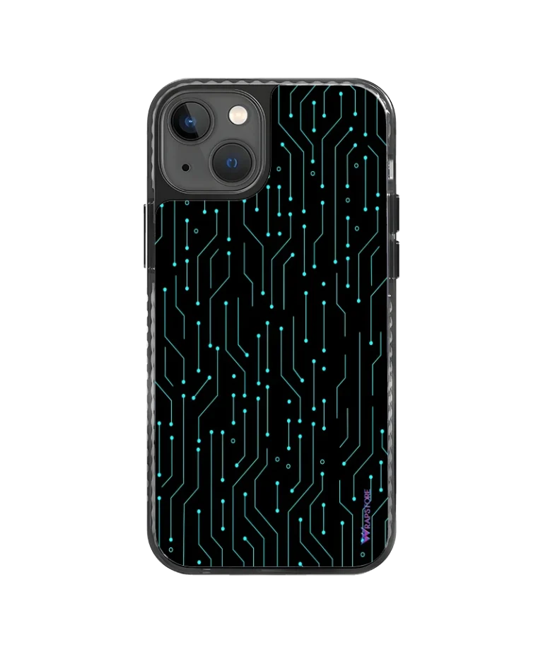 Blue Circuit Stride Air Case