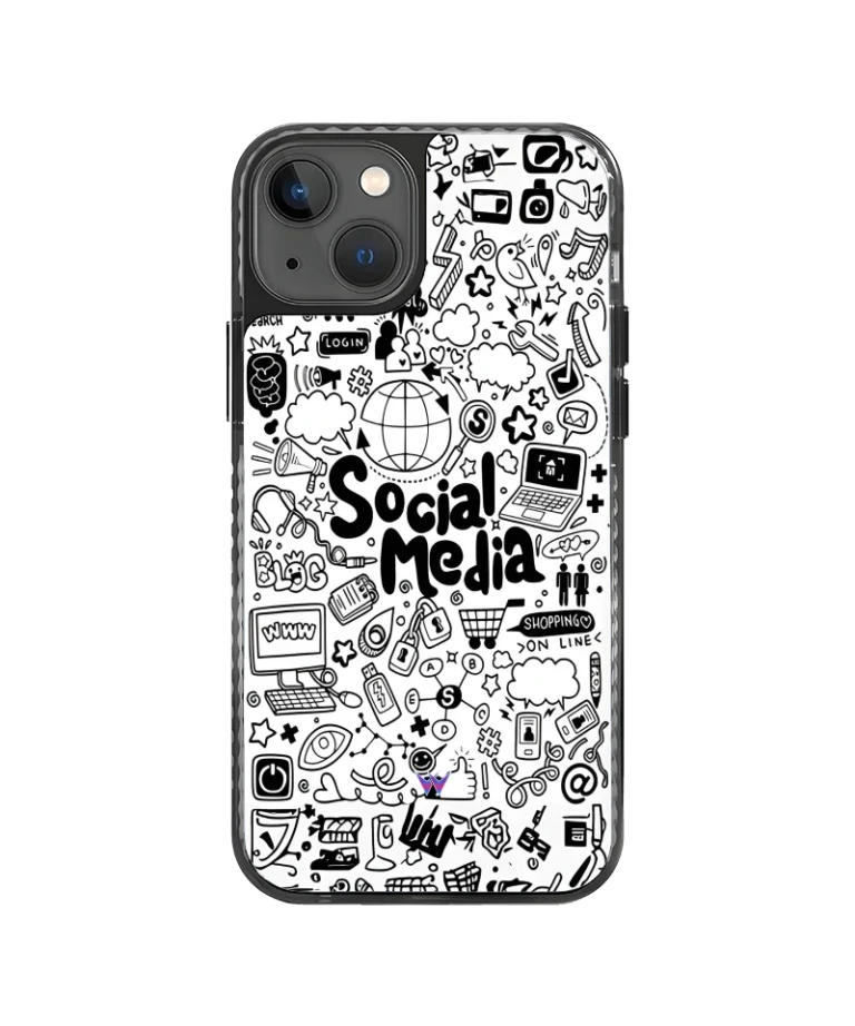 Social Media B&W Stride Air Case