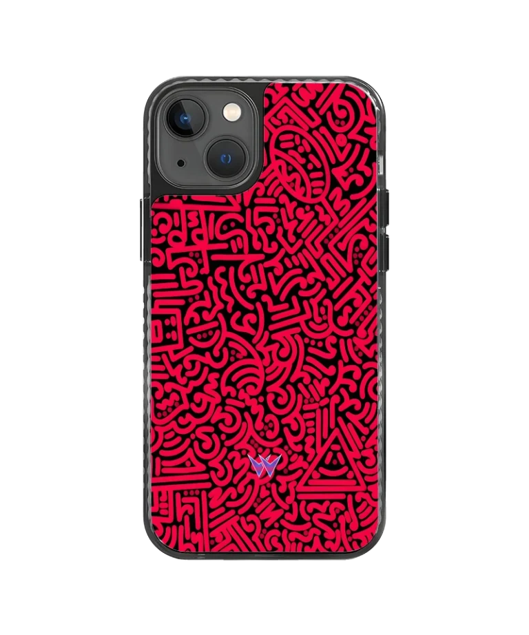 Red Doodle Stride Air Case