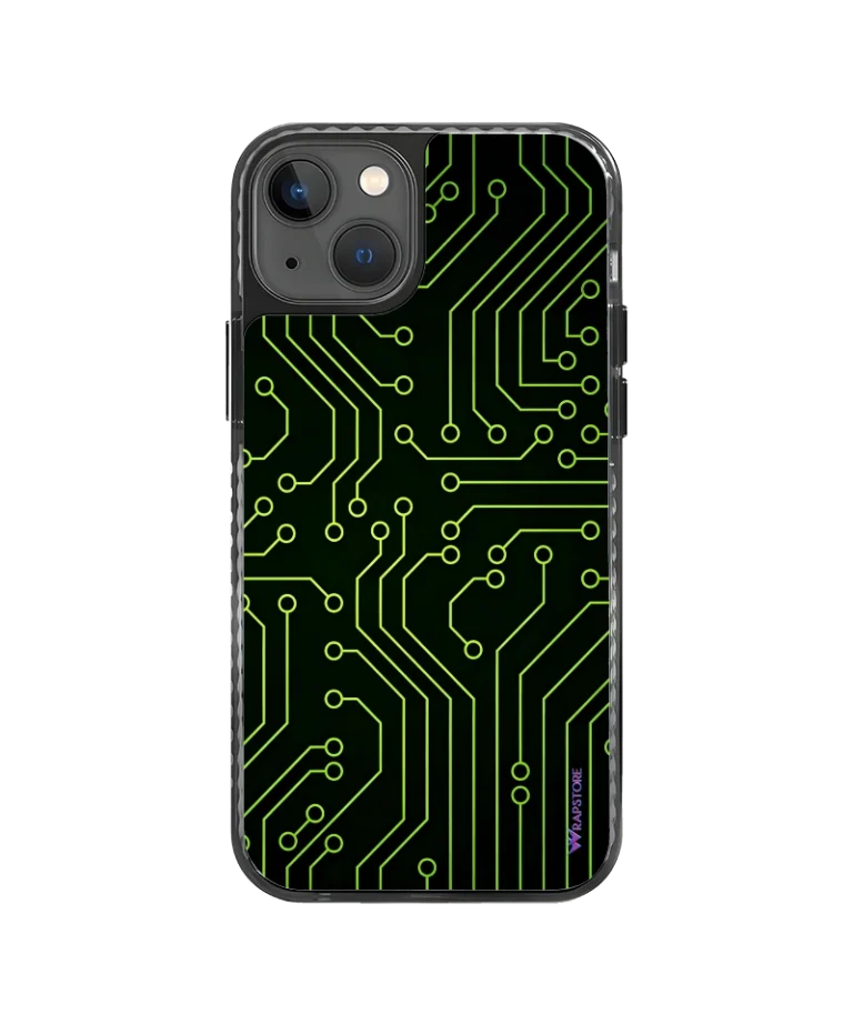 Neon Circuit Stride Air Case
