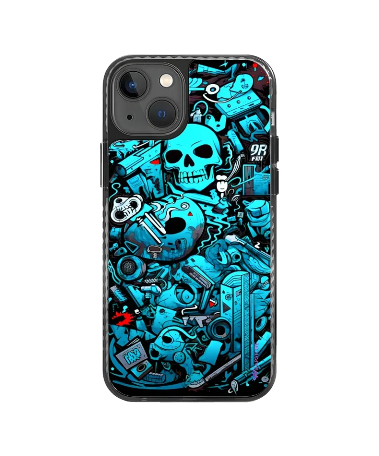 Neon Skulls Stride Air Case