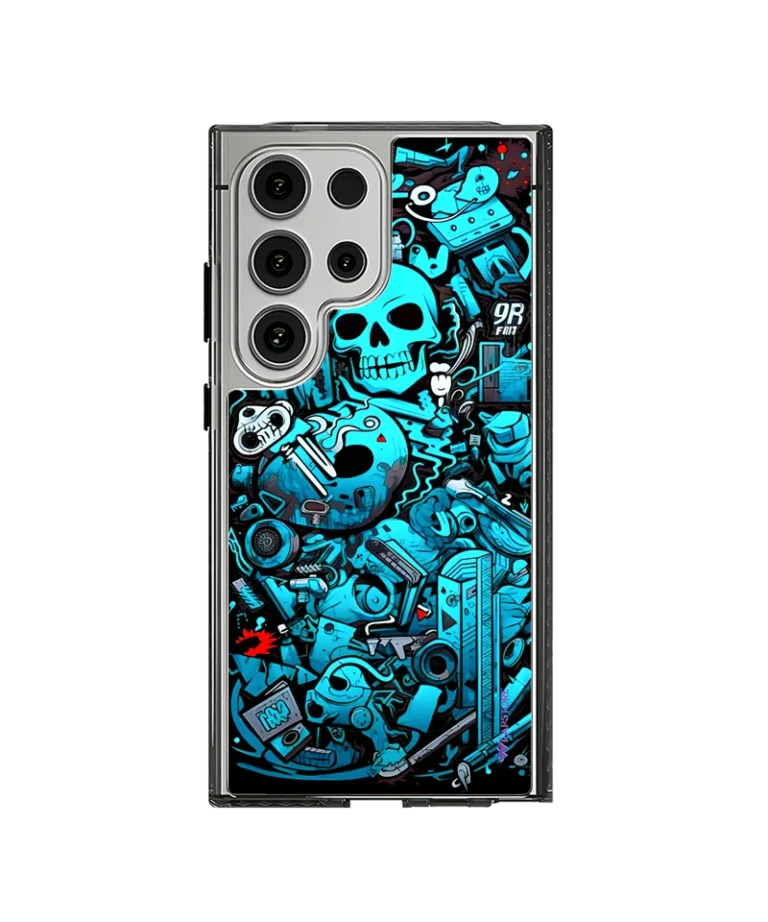 Neon Skulls Stride Air Case