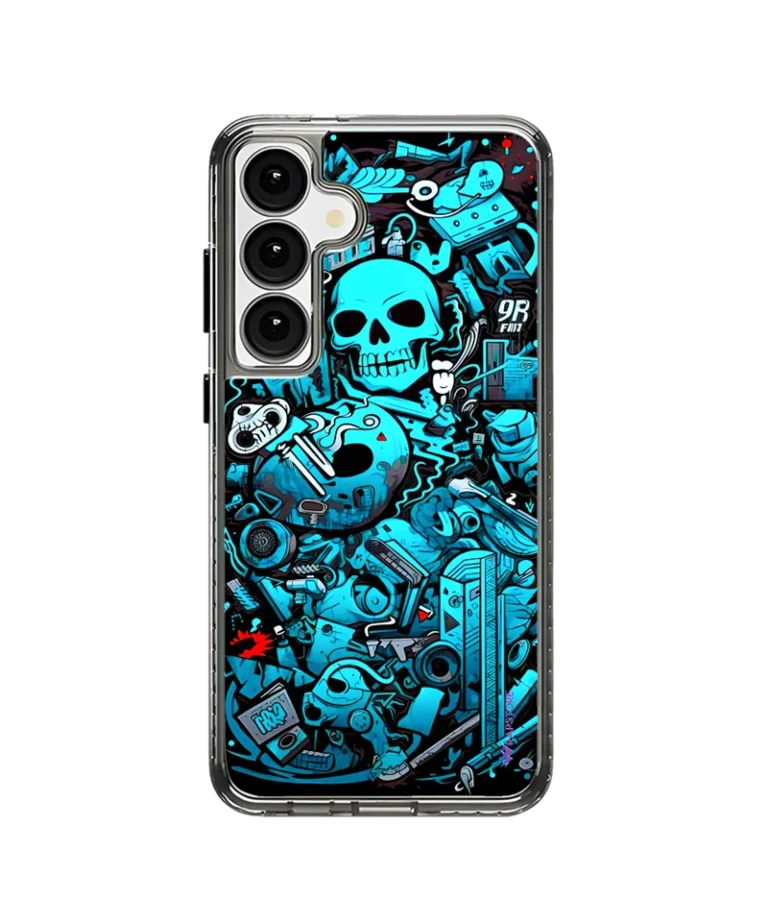 Neon Skulls Stride Air Case