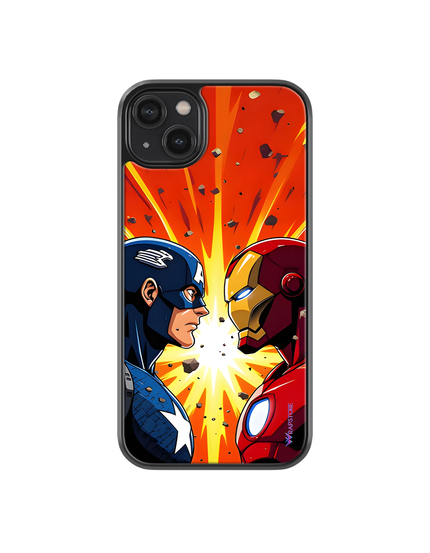 Captain America Vs Ironman Hybrid Hard Case - Image 6