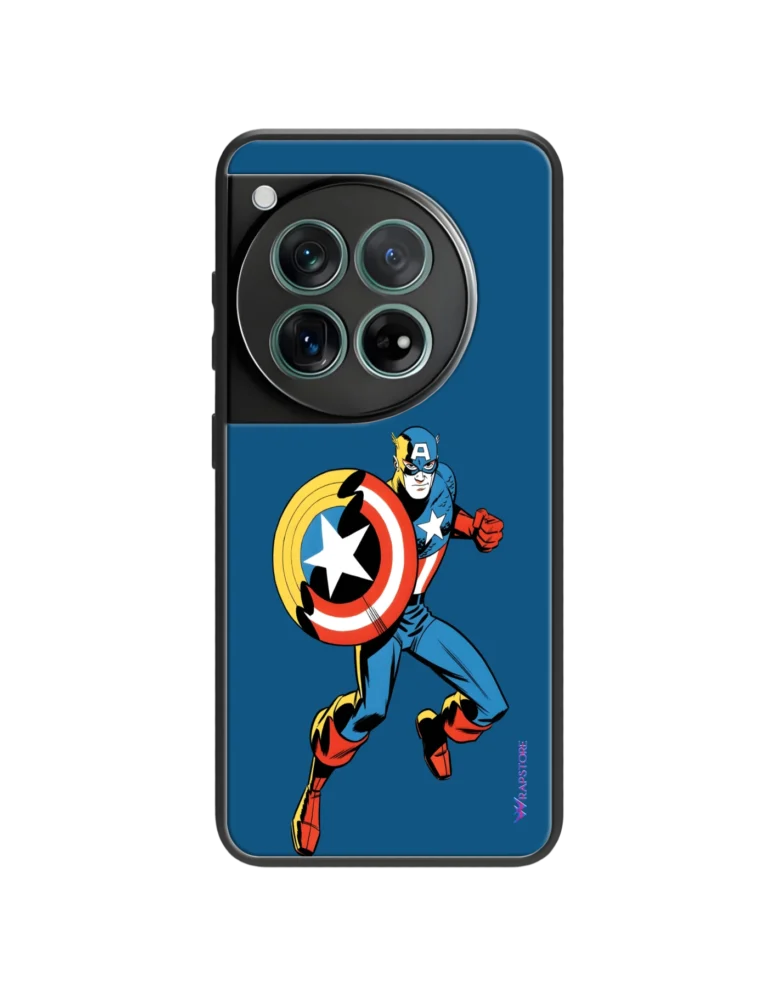 Vintage Captain America Hybrid Hard Case